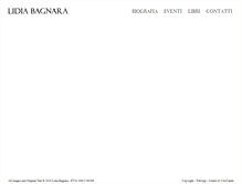 Tablet Screenshot of lidiabagnara.com